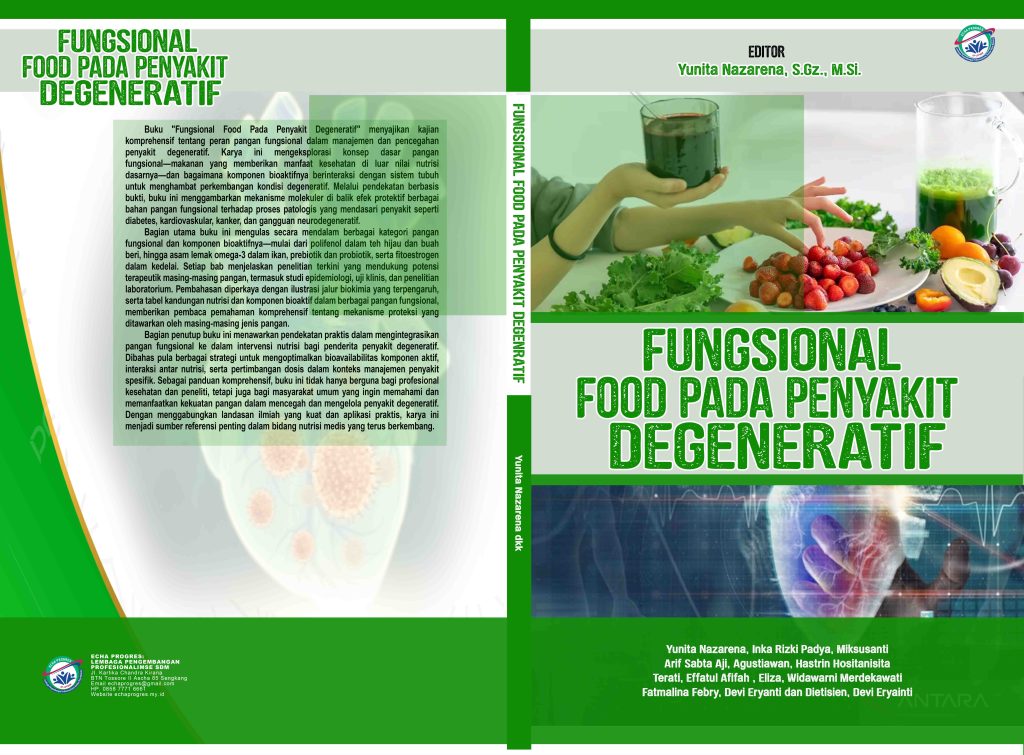 Book Cover: FUNGSIONAL FOOD PADA PENYAKIT DEGENERATIF